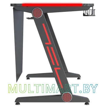 Компьютерный стол Cactus CS-GTZ-BK-CARBON-RED картинка 3